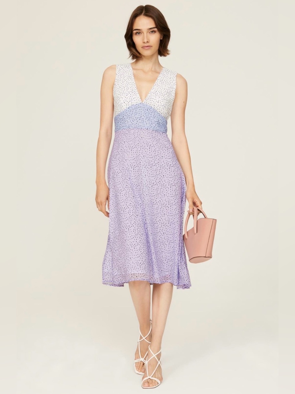 Hutch~Multi Dot Sleeveless Midi Dress~Size Small~$295~